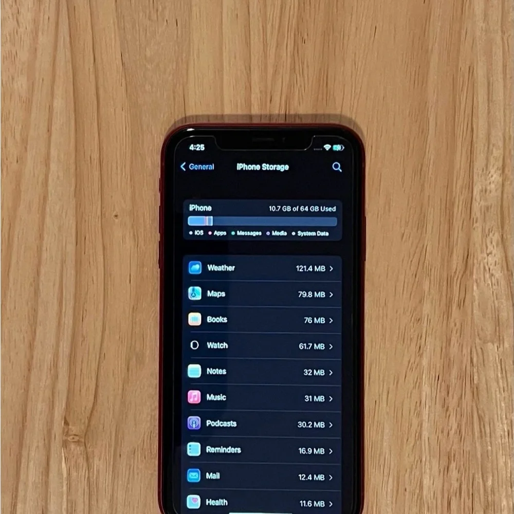 Apple Product Red iPhone XR Vibrant Design